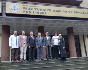 Vali Kemal Çeber, Rize TOBB Fen Lisesinde İncelemelerde Bulundu