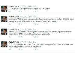 Müsteşardan “tablet” Müjdesi