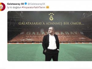 Galatasaray’dan Fatih Terim’e Doğum Günü Kutlaması
