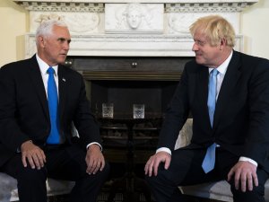 İngiltere Başbakanı Johnson, Abd Başkan Yardımcısı Pence İle Görüştü