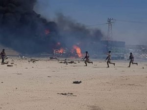 Azez’de Petrol Tankeri Patladı: 2 Yaralı