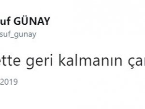 Yusuf Günay: "Rekabette Geri Kalmanın Çaresizliği"