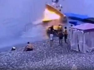 Rusya’da Sürat Teknesinde Patlama