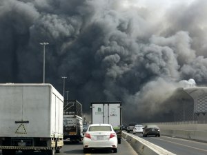 Cidde’de Hızlı Tren İstasyonundaki Yangında 11 Kişi Yaralandı