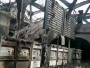 Cidde’deki Hızlı Tren İstasyonundaki Hasar Görüntülendi