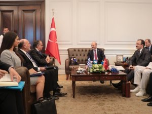 Soylu, Yunan Heyetini Kabul Etti