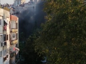 Trabzon İl Sağlık Müdürlüğü Binasında Çıkan Yangın Korkuttu