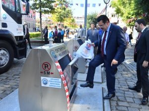 Genç, Yer Altı Çöp Konteynır Sistemini İnceledi