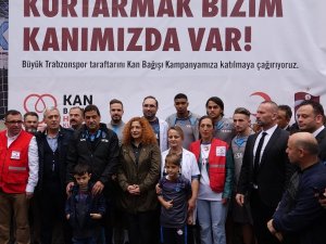 Trabzonspor’dan ’Kurtarmak Bizim Kanımızda Var" Projesine Destek