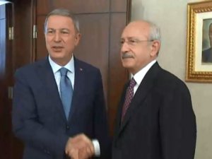 Bakan Akar, Kılıçdaroğlu İle Görüştü