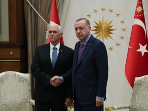 Cumhurbaşkanı Erdoğan Pence’i Kabul Ediyor