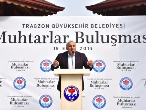 Muhtarlarla Şehri Yönetenler Bir Araya Geldi