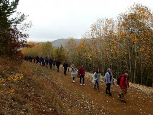 Gümüşhaneli Dağcılar Sonbaharın Tadını Çıkarmaya Devam Ediyor