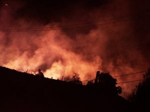 Orman Yangını Nedeniyle On Binlerce Kişi Tahliye Edildi