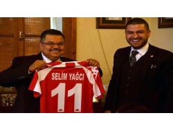 Bilecikspor'dan Başkan Yağcı'ya Ziyaret