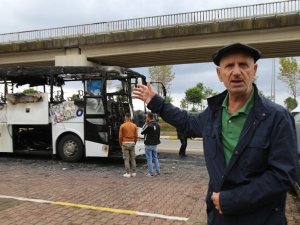 Otobüs Yangınlarına "Otobüslerdeki Televizyon ve Prizler Sebep Oluyor" İddiası