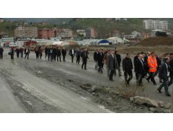 Giresun Ve Ordu Tso Başkanları Havaalanı İnşaatını Gezdiler