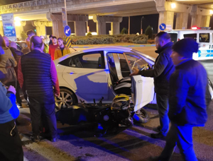 Çaykur Rizespor'lu Dimitris Kaza Yaptı