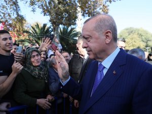 Cumhurbaşkanı Erdoğan, Cuma Namazını Eyüpsultan Camii’nde Kıldı