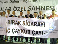 Bırak Sigarayı iç Çaykur Çayı