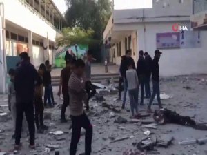 Gazze’de İsrail Saldırısı Nedeniyle Bm Okulu Ağır Hasar Gördü