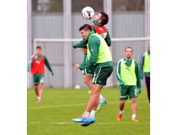 Bursaspor Yağmur Altında Çalıştı
