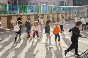 Rize'de Okul Öncesi Çocuklar Tenisle Tanıştı