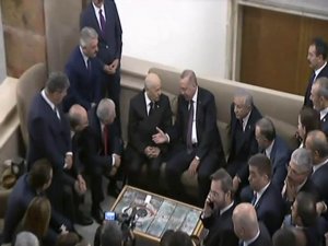 Cumhurbaşkanı Erdoğan Mhp Genel Başkanı Devlet Bahçeli İle Bir Araya Geldi