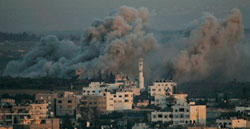 İsrail, Gazze'de 29 Noktaya Hava Saldırısı Düzenledi