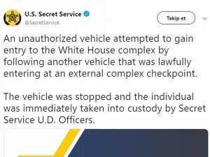 Beyaz Saray’da Şüpheli Araç Paniği