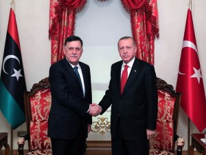Cumhurbaşkanı Erdoğan, Sarraj’ı Kabul Etti