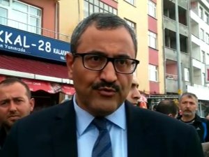 Giresun Valisi Yağıştan Hasar Gören Çavuşlu Beldesinde İncelemelerde Bulundu