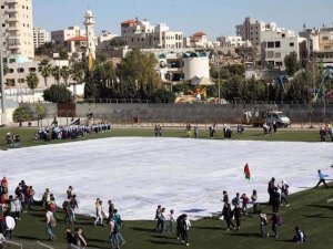 Dünyanın En Büyük Filistin Keffiyehı