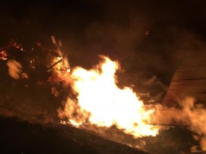 Çaykara’da Yangın