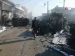 İdlib’de Pazar Yerine Saldırı: 1 Ölü