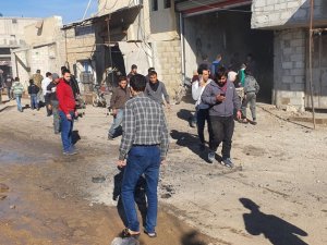 Ypg/pkk Azez’deki Sivillere Saldırdı:1 Ölü, 9 Yaralı