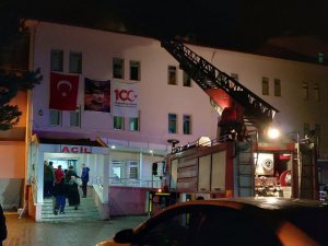 Alaçam Devlet Hastanesinde Yangın Paniği