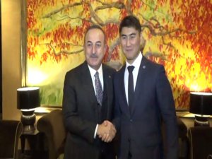 Bakan Çavuşoğlu, Kırgız Mevkidaşı Aidarbekov İle Görüştü