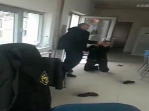 Erkek Memurdan Kadın Güvenlik Görevlilerine Şiddet