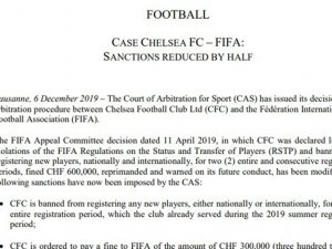 Chelsea’ye Cas’tan Müjdeli Haber