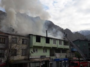 Yusufeli’nde Korkutan Yangın