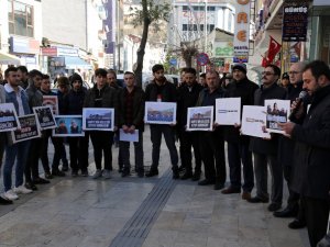 Gümüşhane Dünya İnsan Hakları Gününde Zulme Sessiz Kalmadı