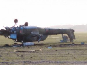 Rus Askeri Helikopteri Takla Atarak Düştü: 2 Ölü