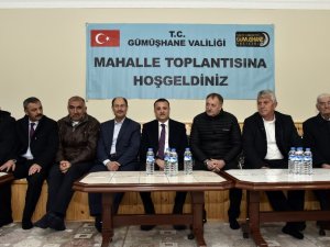 Gümüşhane’de Mahalle Toplantıları Devam Ediyor