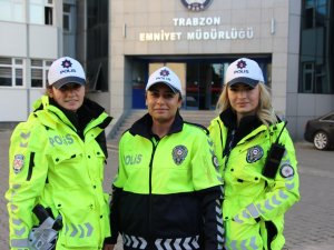 Trabzon’da Trafik Polislerinin Yüzde 25’i Kadınlardan Oluşuyor