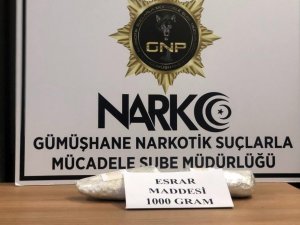 Gümüşhane Emniyetinden Yılbaşı Öncesi Uyuşturucu Operasyonu