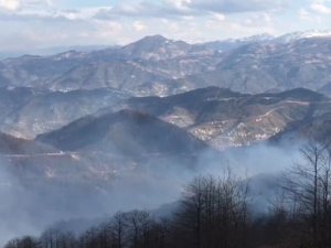 Trabzon’daki Örtü Yangınları Devam Ediyor
