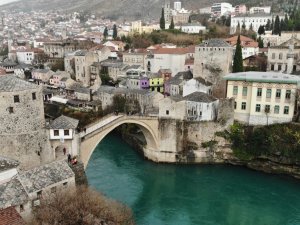 Tarihi Mostar Mostar’dan Kartpostallık Görüntüler