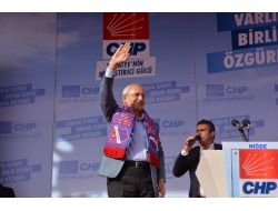 Kemal Kılıçdaroğlu Niğde’de