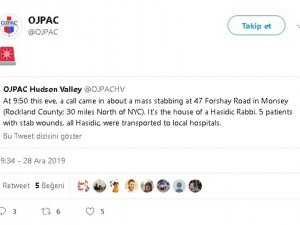 New York’ta Hahamın Evinde Saldırı: 5 Yaralı